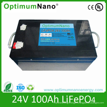 Lifepo4 блок батарей 24V 100ah для солнечной энергии/энергии ветра/ Аварийная хранения